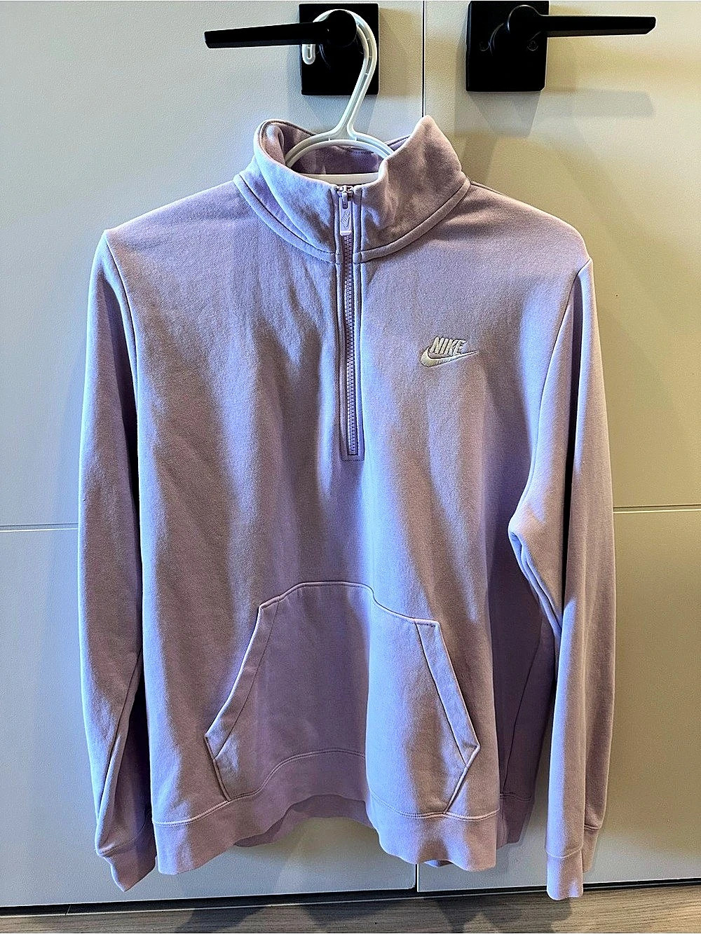 Nike Quarter-Zip Pullover in Lavender Purple Like New